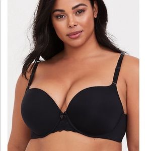 Torrid Black Back Smoothing T-shirt Bra